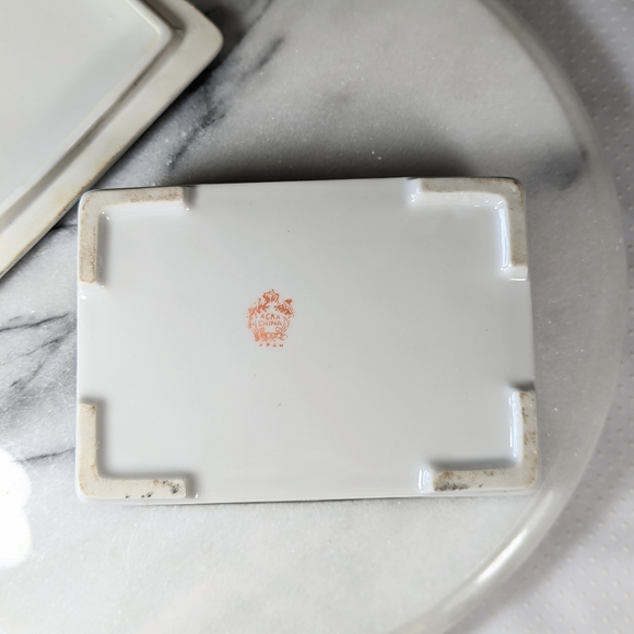 Vintage Acra China Dragonware Trinket Jewelry Box And Ashtray Moriage - Picture 3 of 12